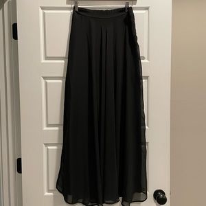 Black Sheer Skirt